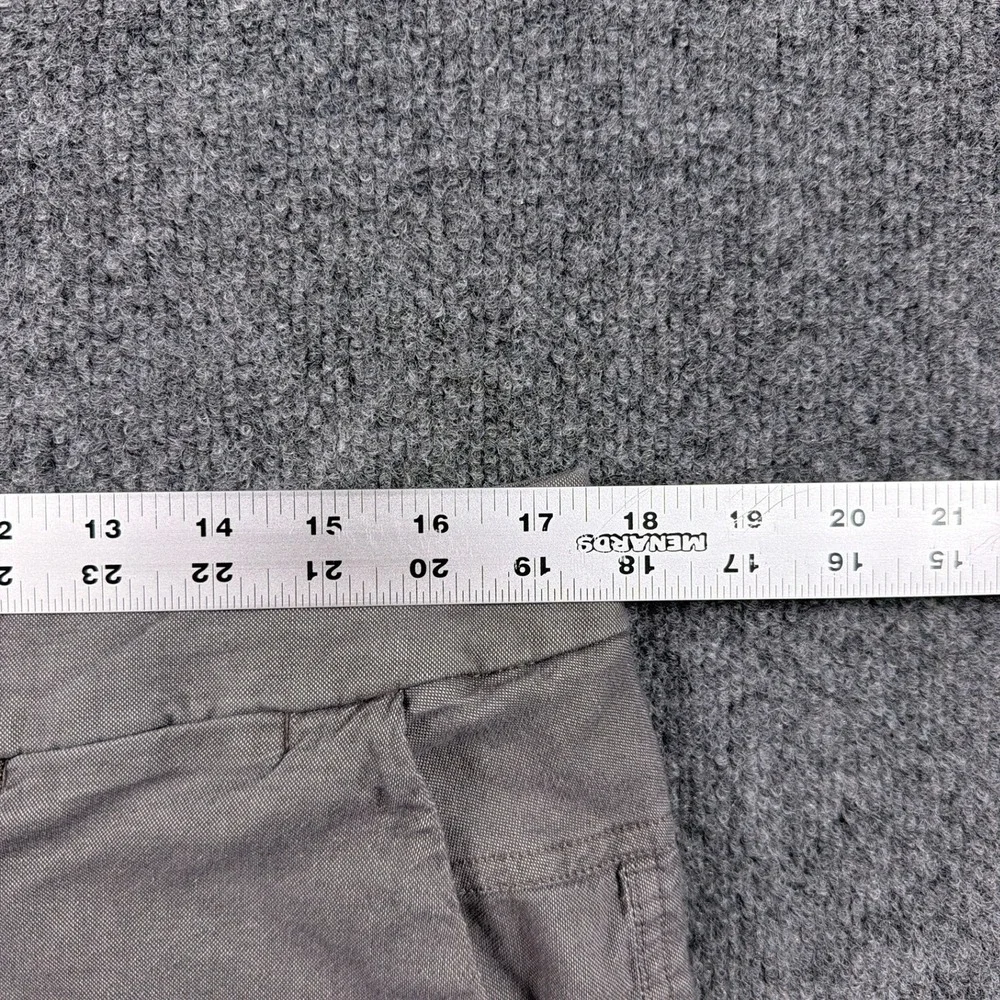 Lululemon Commission Shorts Mens 34 Gray Cotton Blend Stretch Chino 10